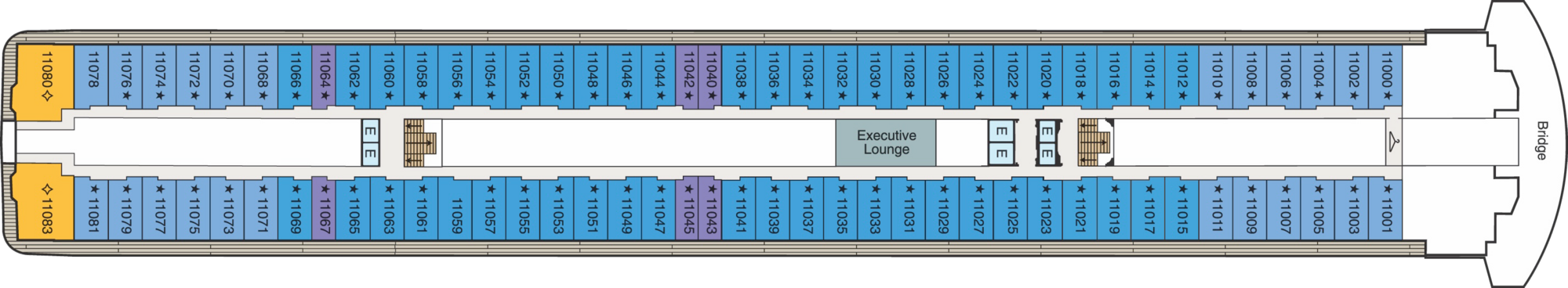 Deck 11 plan
